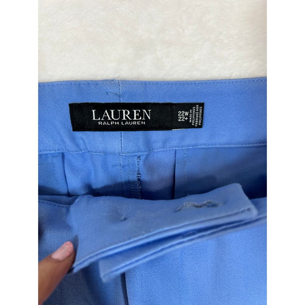 Lauren Ralph Lauren Blue Chino Shorts Size 22 Women - Picture 4 of 4